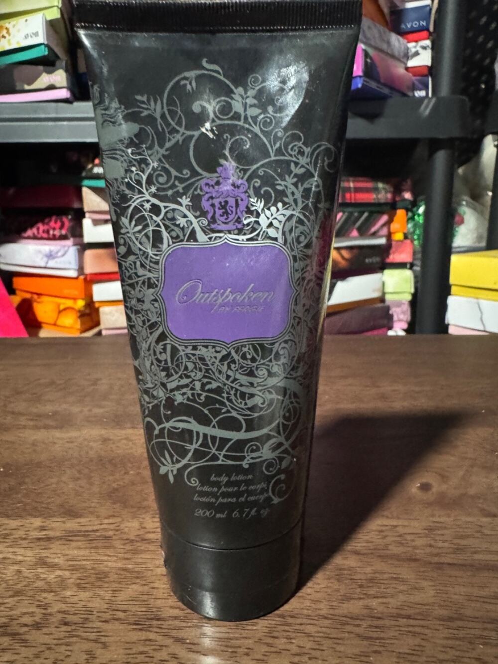 Avon outspoken by fergie body lotion 6.7 Fl oz. *2010